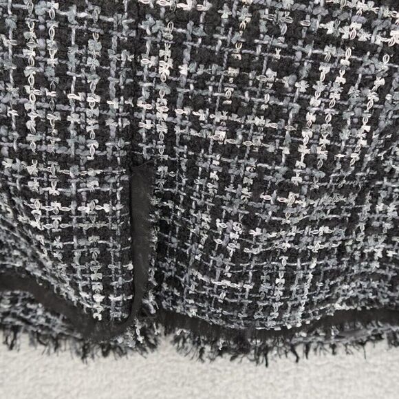 Anne Klein Women's Cropped Tweed Blazer Size 10 - Picture 11 of 13